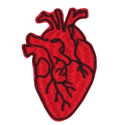 Heart patch | Sticker | Thermal application for clothes | Red heart | Accessory Heart | Valentine's Day | Patch  Chevron