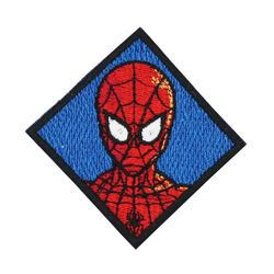Patch in the form of Spiderman | Sticker | Thermal application for clothes | Spiderman | Accessory | Embroidered patch