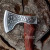 Beautiful custom handmade viking forged axe, Groomsmen gift , Birthday Gift, collectibles axe , Gift for him , (6).jpg