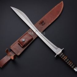 celtic sword, medieval sword, custom wood handle damascus steel kris viking sword, gift for her, modern style real sword