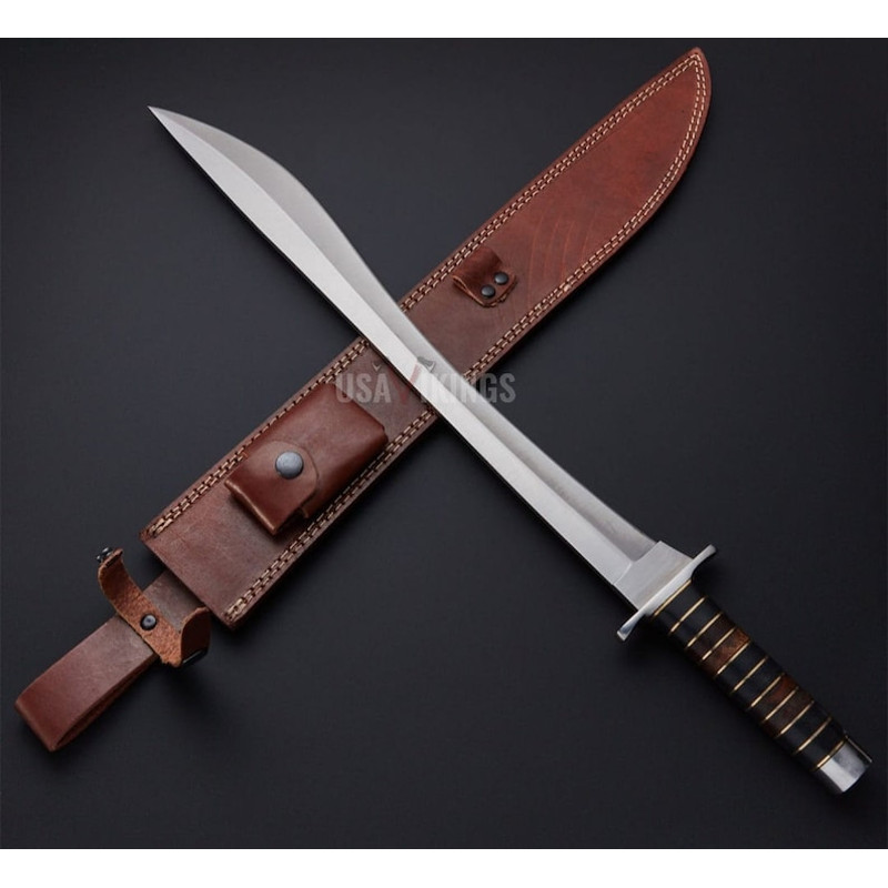 CELTIC SWORD, MEDIEVAL Sword, Custom Wood Handle Damascus Steel Kris Viking Sword, Gift For Her, Modern Style Real Damascus Sword (2).jpg