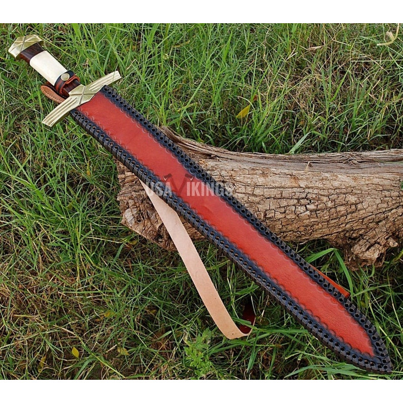 medieval sword, silver sword, swords battle ready, viking sword, celtic sword, engraved sword, Damascus Steel Sword, custom sword, handmade sword, medieval swor
