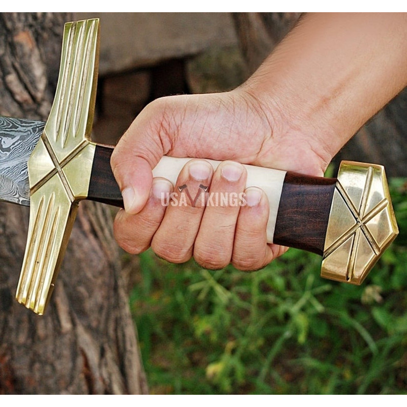 medieval sword, silver sword, swords battle ready, viking sword, celtic sword, engraved sword, Damascus Steel Sword, custom sword, handmade sword, medieval swor