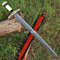 medieval sword, silver sword, swords battle ready, viking sword, celtic sword, engraved sword, Damascus Steel Sword, custom sword, handmade sword, medieval swor