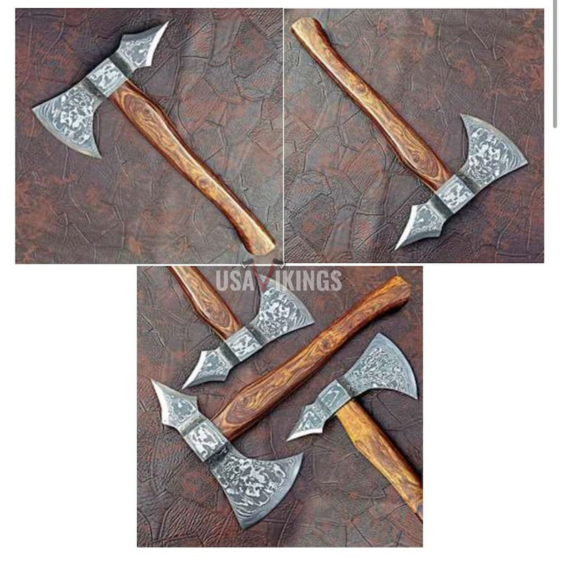 Viking Camping Axe with FREE Leather Sheath, Battle Ready Custom Handmade Personalized Anniversary Gift for Men,.jpg