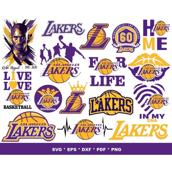 Scarica Lo Sfondo Del Logo La Lakers Viola Brillante - Foto 5