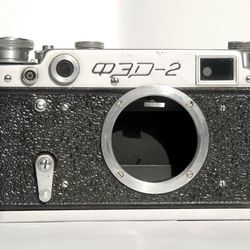 FED-2 rangefinder film camera 35 mm M39 mount USSR body Type C medium