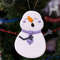 felt decoration snowman on christmas tree