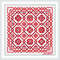 Cross Stitch Pattern Panel Celtic Knot Sampler Flowers Monochrome Ornament Abstract Pillow Counted Crossstitch Patterns 1