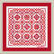 Cross Stitch Pattern Panel Celtic Knot Sampler Flowers Monochrome Ornament Abstract Pillow Counted Crossstitch Patterns 2