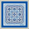 Cross Stitch Pattern Panel Celtic Knot Sampler Flowers Monochrome Ornament Abstract Pillow Counted Crossstitch Patterns 4