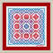 Cross Stitch Pattern Panel Celtic Knot Sampler Flowers Monochrome Ornament Abstract Pillow Counted Crossstitch Patterns 7