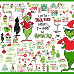 christmas grinch bundle svg, christmas svg, grinch svg