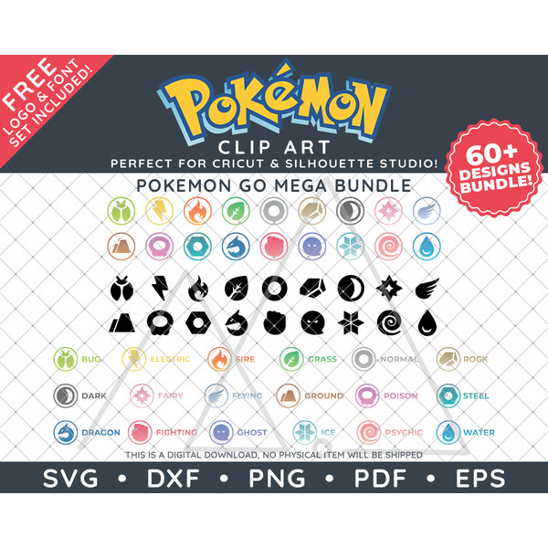 Pokemon Go Mega Bundle by SVG Studio Thumbnail1.png