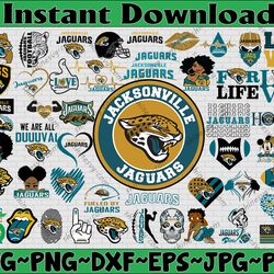 Bundle 50 Files Jacksonville Jaguars Football Teams Svg, Jacksonville Jaguars svg, NFL Teams svg, NFL Svg, Png, Dxf, Eps