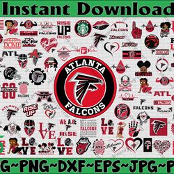 Bundle 80 Files Atlanta Falcons Football Team Svg, Atlanta Falcons Svg, NFL Teams svg, NFL Svg, Png Dxf,Eps