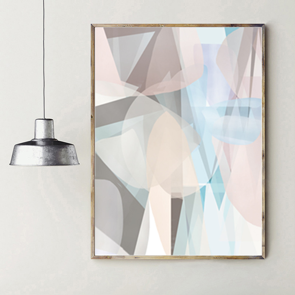 A set of three prints in an abstract style that you can download