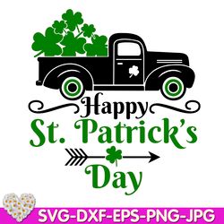 Vintage Truck St Patricks Day Truck St Patricks Day Truck Boys digital design Cricut svg dxf eps png ipg pdf, cut file
