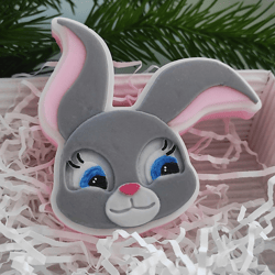 Girl bunny - silicone mold