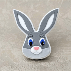 Boy bunny - silicone mold