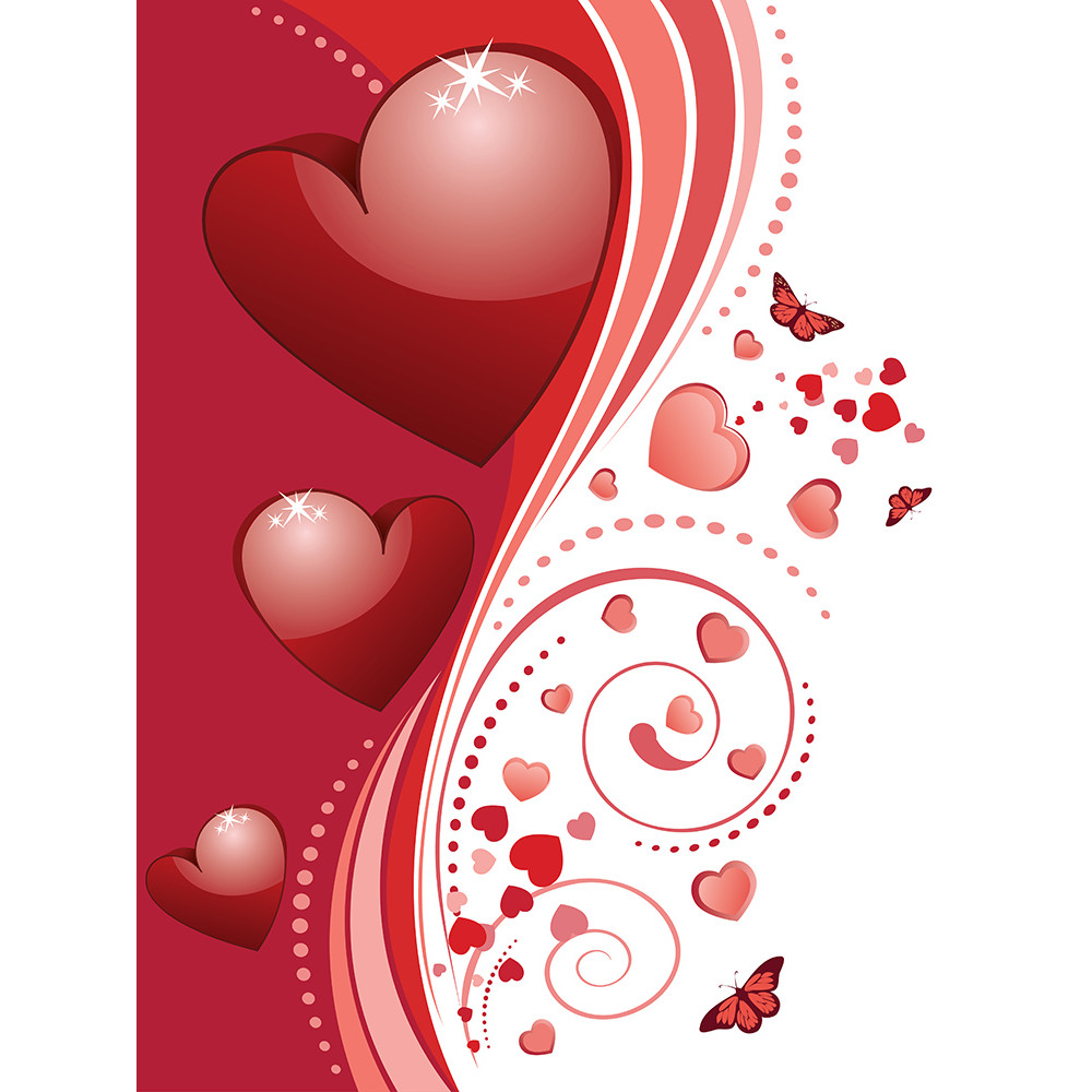 Valentins Day Greeting with 3d Heart2.jpg