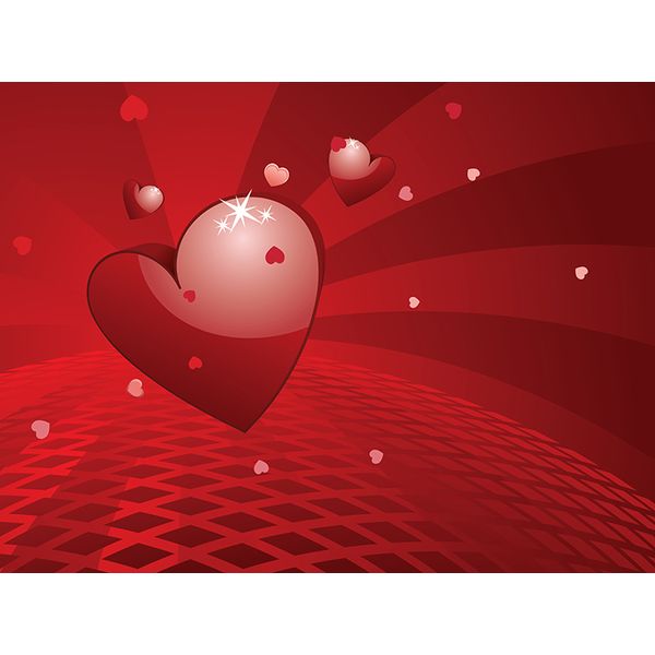 Valentins Day Greeting with 3d Heart3.jpg
