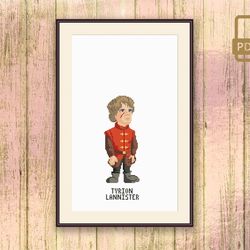 Tyrion Lannister Cross Stitch Pattern