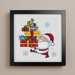 Santa cross stitch pattern PDF, funny santa, christmas cross stitch, christmas santa, funny cross stitch pattern