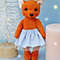 Fox Teddy  sewing Pattern