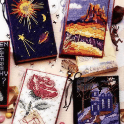 Book Covers - PDF Vintage Plastic Canvas Pattern - Digital Instant Download