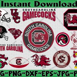 bundle 30 files south carolina gamecocks football team svg, south carolina gamecocks svg, n c a a teams svg