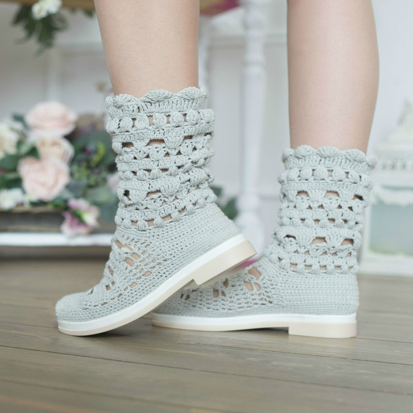 crochet boots summer knit ankle boots.jpg