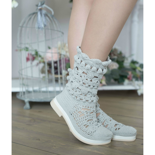 crochet boots summer knit ankle boots 2.jpg