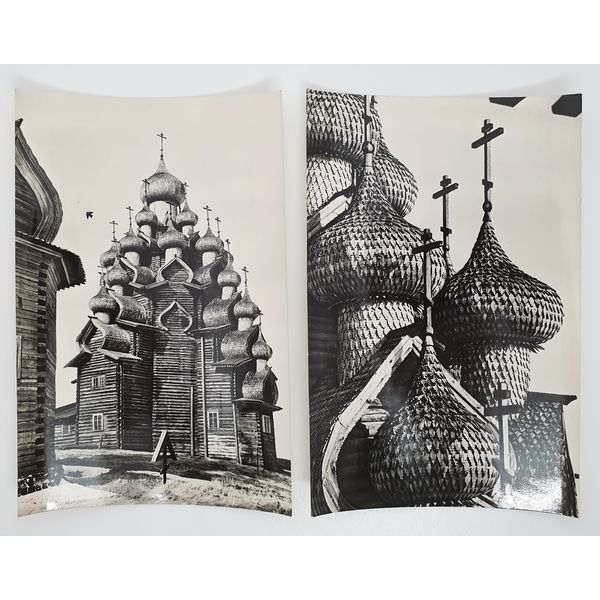 4 KIZHI Architectural monuments of antiquity black and white photo postcards set USSR 1968.jpg