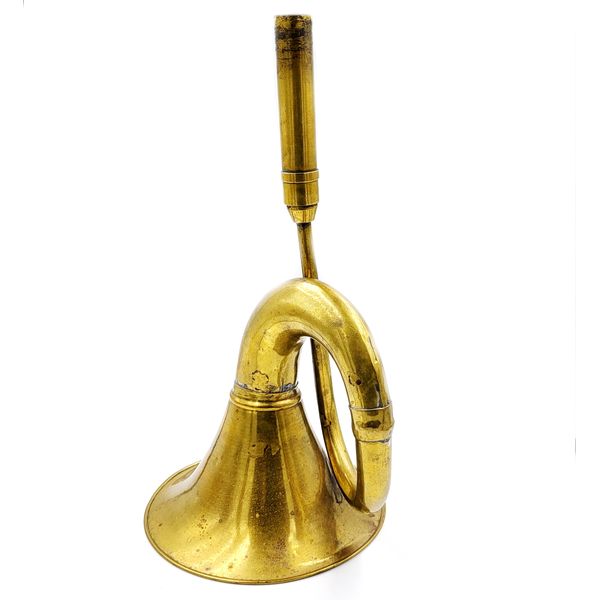 5 Klaxon Signal Pneumatic Brass Horn Bugle for Antique Old Car.jpg