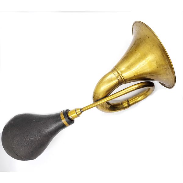 8 Klaxon Signal Pneumatic Brass Horn Bugle for Antique Old Car.jpg
