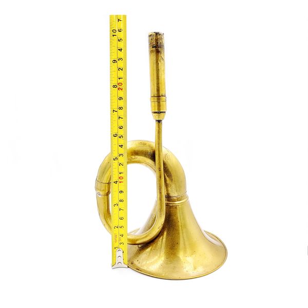 11 Klaxon Signal Pneumatic Brass Horn Bugle for Antique Old Car.jpg