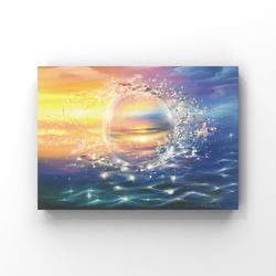 Digital painting "To the ocean" Print Digital Art Oil painting Canvas