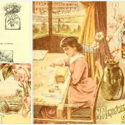Digital | Vintage Embroidery | Vintage 1800s A Ladys Book on Art Embroidery in Silk | ENGLISH PDF TEMPLATE