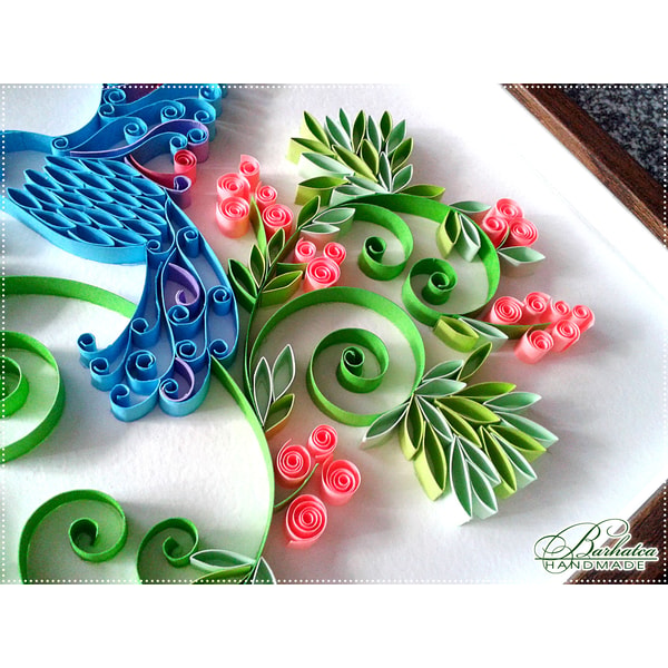 Quilling pattern hummingbird, Template hummingbird - Inspire Uplift