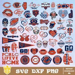 Chicago Bears Svg, National Football League Svg, NFL Svg, NFL Team Svg, American Football Svg, Sport Svg Files