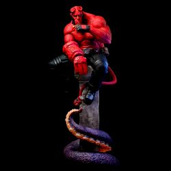 STL File Hellboy 3D model fo 3D print