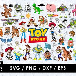 Toy Story Svg Files, Toy Story Png Images, Toy Story Clipart Bundle, SVG Cut Files for Cricut and Silhouette