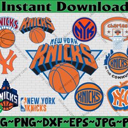 Bundle 22 Files New York Knicks National Basketball Team svg, New York Knicks National svg, NBA Teams Svg, NBA Svg, Png