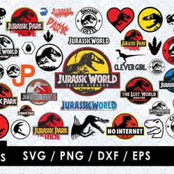 Jurassic World Svg Files, Jurassic World Png Images, Jurassic World Clipart Bundle, SVG Cut Files for Cricut