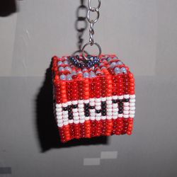 Handmade Minecraft gift, Keychain TNT from Minecraft, Exclusive Minecraft
