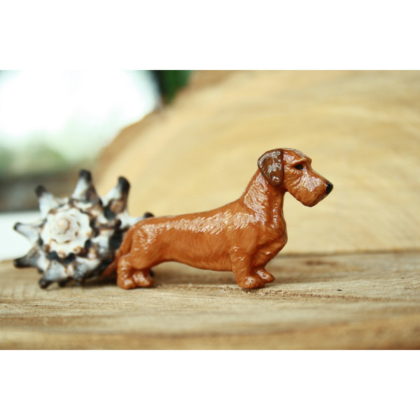 brooch Wire haired dachshund