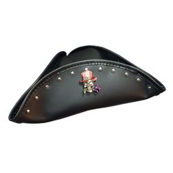 captain jack sparrow tricorn leather hat