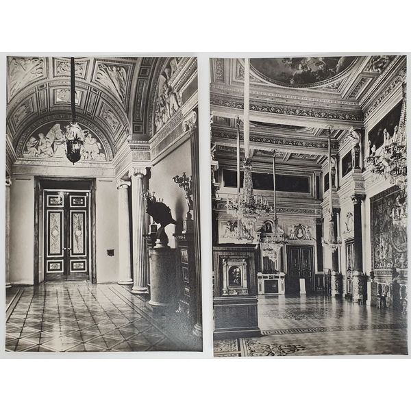5 HERMITAGE Russian Museum black and white photo postcards set USSR 1975.jpg