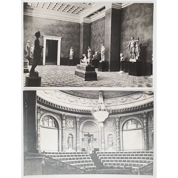 7 HERMITAGE Russian Museum black and white photo postcards set USSR 1975.jpg